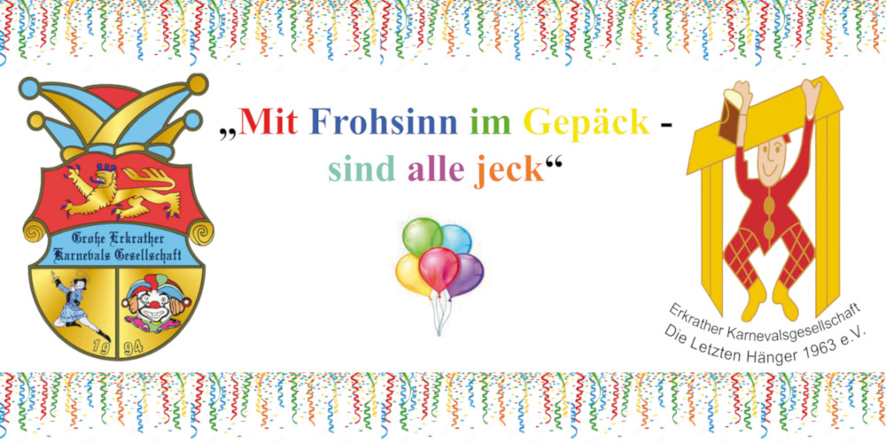 Mit Frohsinn im Gepäck - sind alle jeck